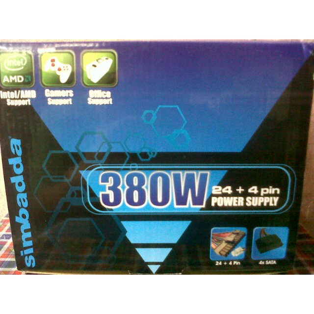 SIMBADDA POWER SUPPLY 380 W  ( BOX )