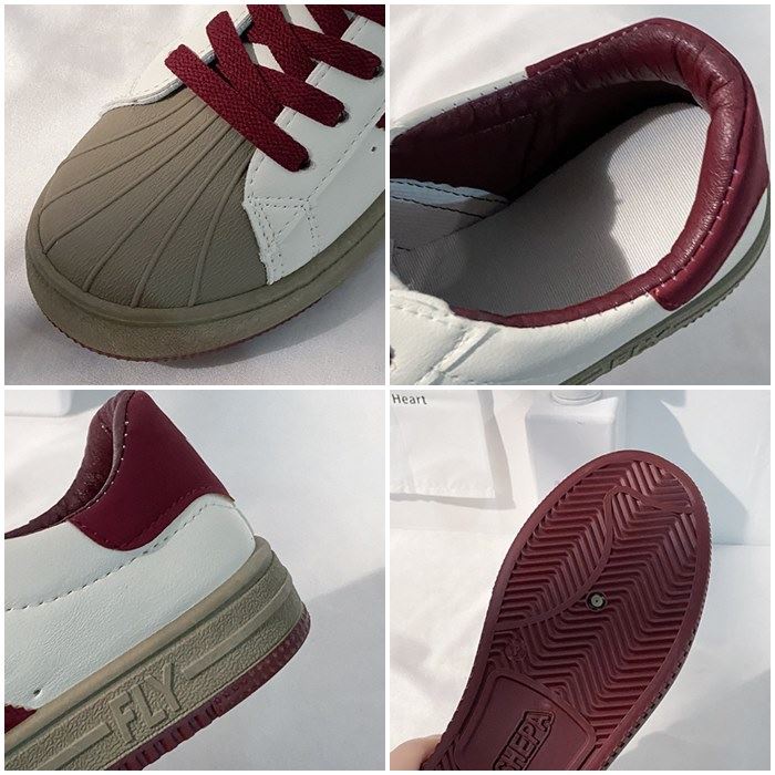 BJS888 - RED - Sepatu Sneakers Flat Fashion SEPATU WANITA SNEAKERS TALI FLAT FASHION IMPORT TERMURAH TERLARIS TERBARU BAGSTORE JAKARTA JSSA888