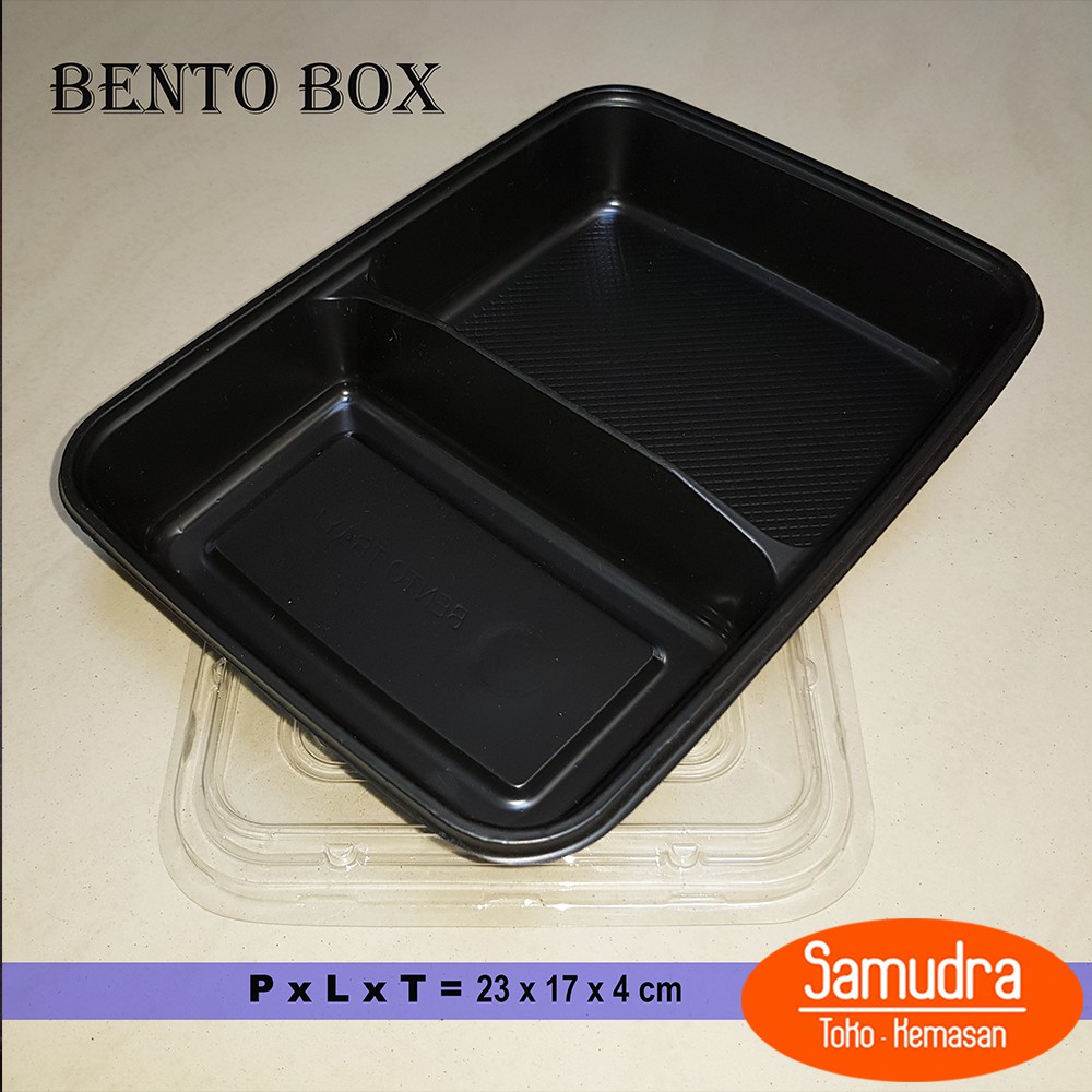 Bento Box sekat 2 / Tray Bento / Mika Bento / Lunch Box
