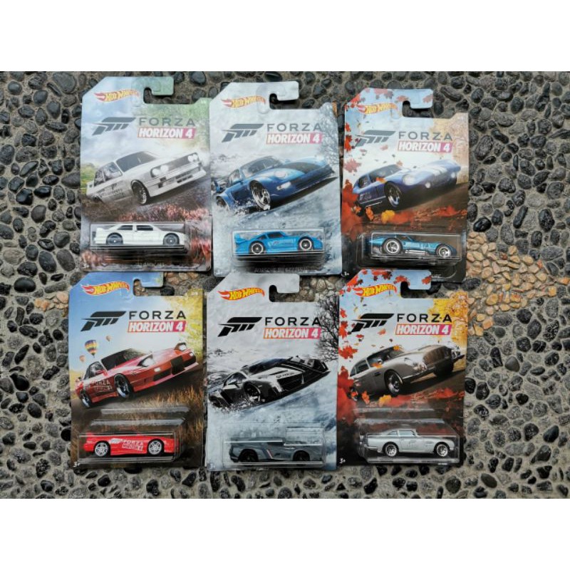 Hot Wheels Forza Horizon 4 Set isi 6 pcs, Porsche Lamborghini BMW nissan HW Hotwheels