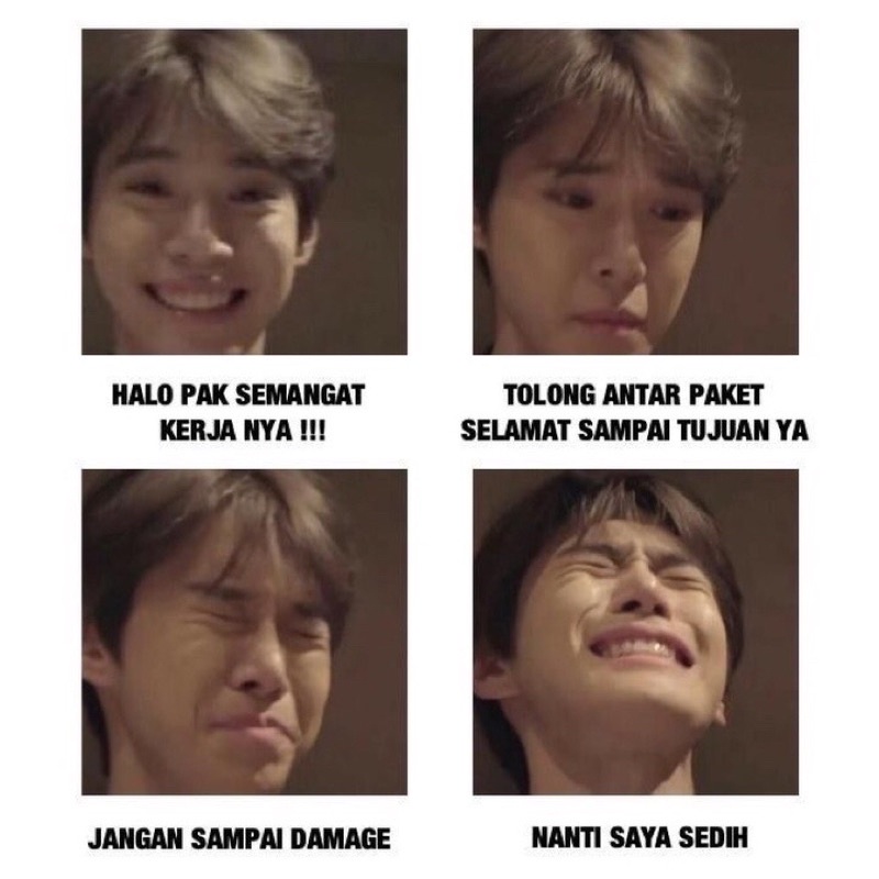PART 2 STIKER FRAGILE KPOP LUCU KOREA STIKER JANGAN DIBANTING-P