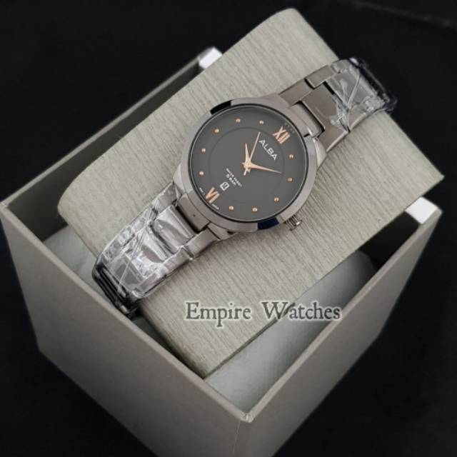 Jam Tangan Wanita Alba 4D1741 Tanggal Aktif