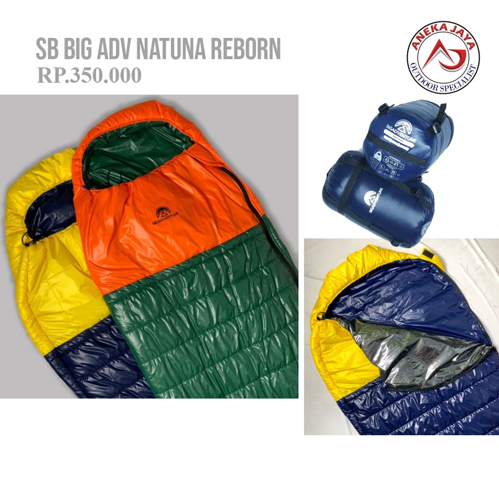 SLEEPING BAG NATUNA REBORN BIG ADVENTURE | KANTONG TIDUR