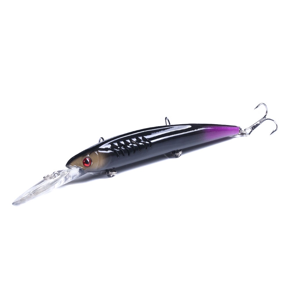 HENGJIA 1pcs 14.5cm/12.6g Minnow Umpan Pancing Swimbait Fishing Lure Bass Ikan Crankbait kail Tackle