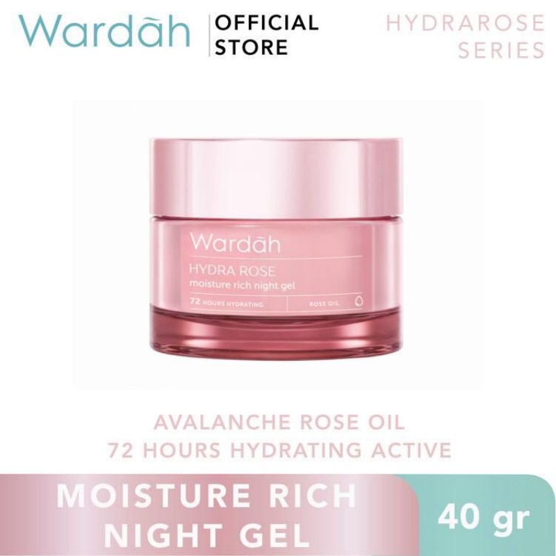 Wardah Hydra Rose Moisture Rich Night Gel