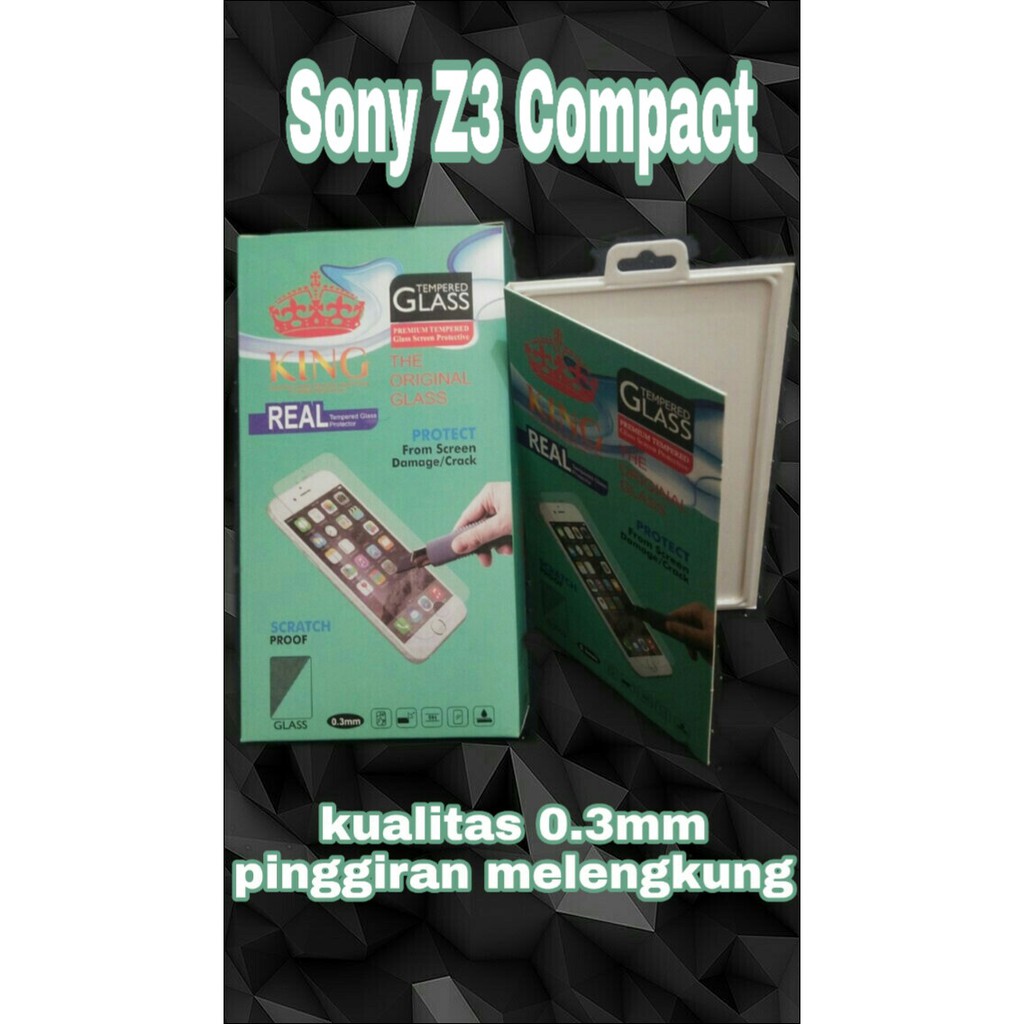 (GARANSI)Tempered Glass Sony Z3 Compact