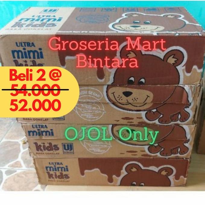 

(BISA COD) *Bintara* Susu Ultra Mimi UHT Cokelat 125ml x 20 (1/2 Dus) - Bekasi KOMPLIT Kode 1083