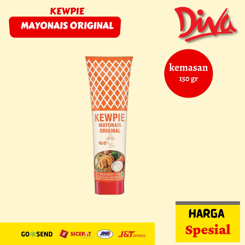 

Kewpie Mayonnaise Original - Mayonais Tube 150 gr