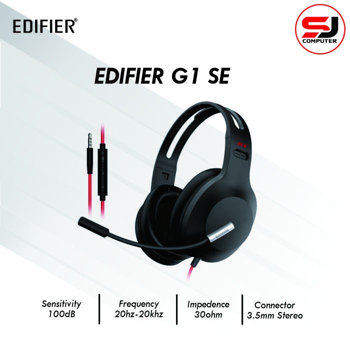 Headset Edifier G1 SE Gaming Surround Sound &amp; Detachable Mic