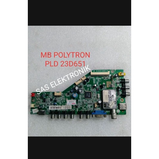 MB MOTHERBOARD MAINBOARD MESIN TV LED POLYTRON 23 INCH PLD 23D651 PLD23D651 PLD-23D651