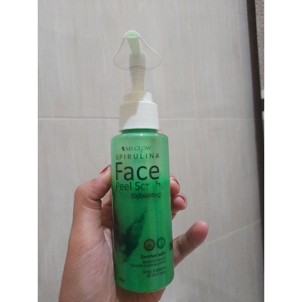 (Preloved) Face Peel Scrub Exfoliating MS Glow