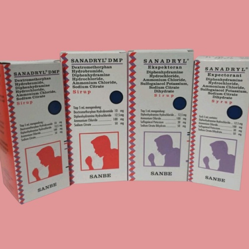 SANADRYL EXPECTORANT SIRUP DAN SANADRYL DMP SIRUP