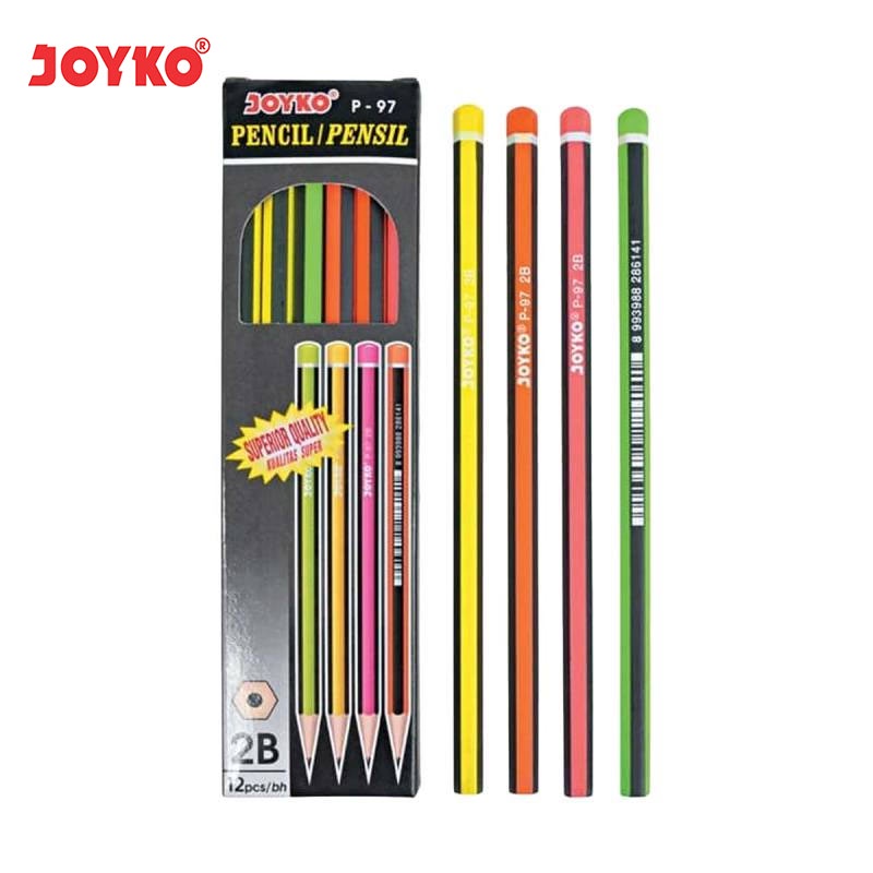 

Pensil 2B Joyko RANDOM 1PCS / Pinsil / Alat Tulis