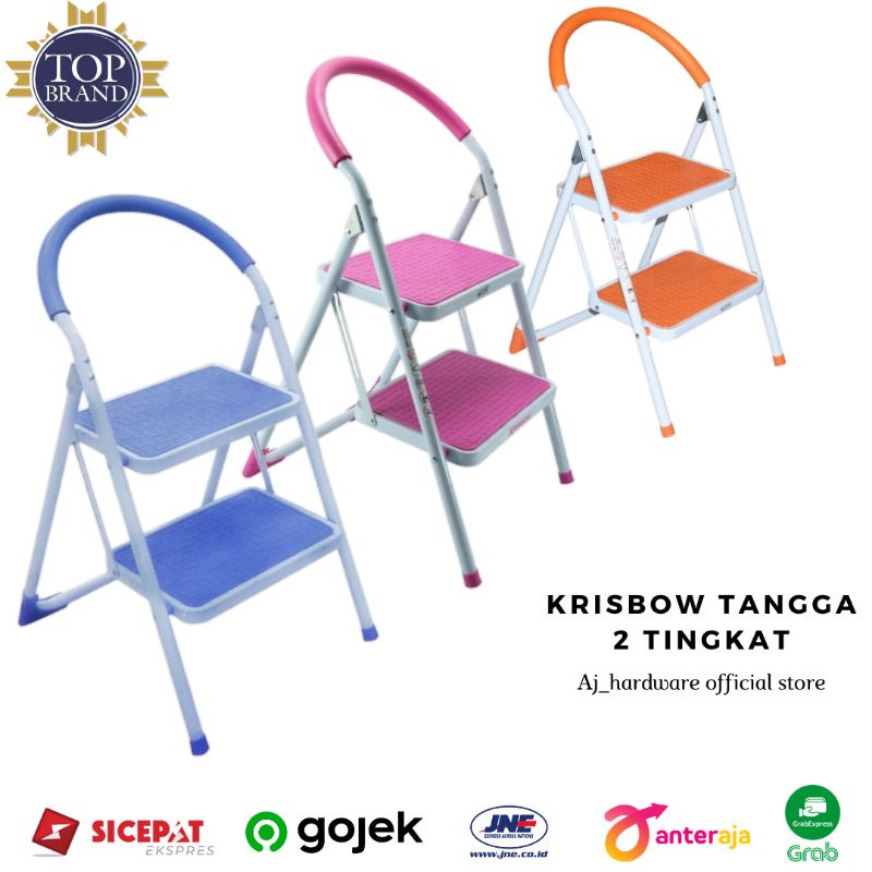 Tangga Lipat Besi Krisbow 2 Tingkat
