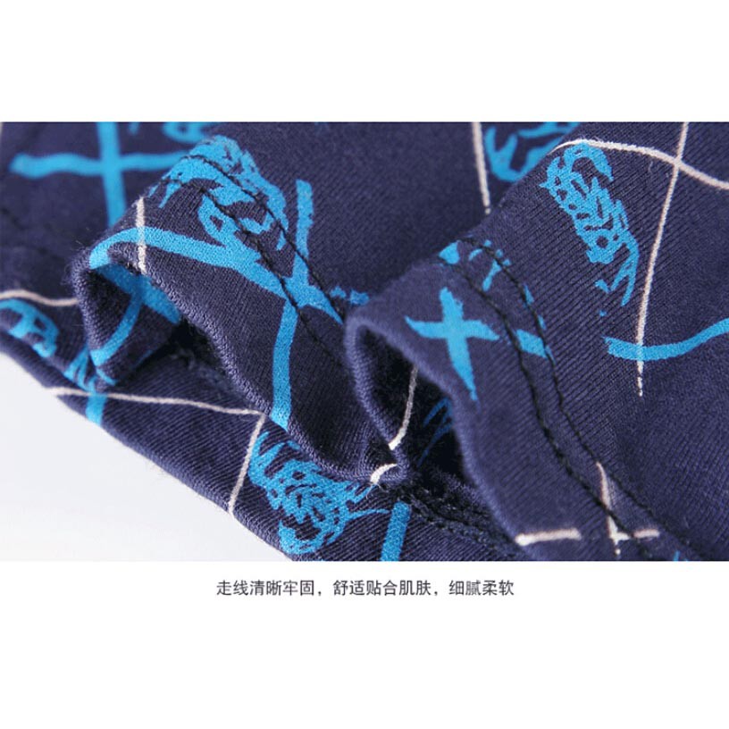 Paililong Celana Dalam Boxer Pria Solid Pattern 4 PCS Size L &amp; XL- Multi-Color