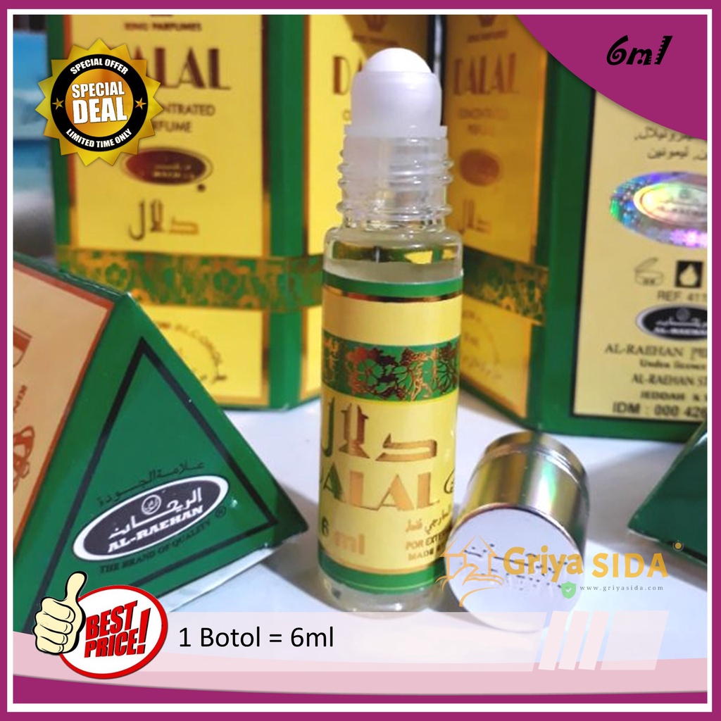 Parfum Dalal 6ml alraehan aroma DALAL al raehan mirip al rehab parfum Harga grosir PROMO!!