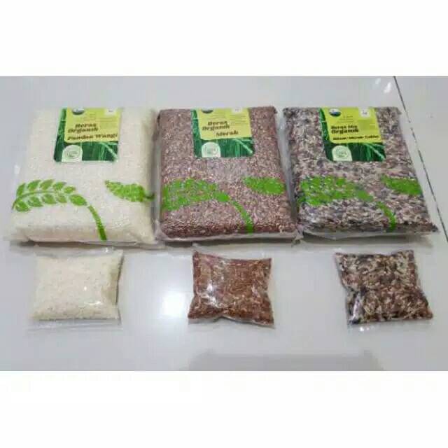 

BERAS ORGANIK / repack 100gr kemasan vacum