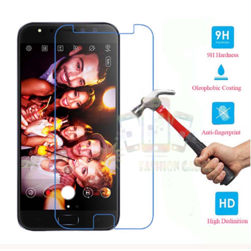 Tempered Glass Asus Zenfone 4 Selfie Pro ZD552KL Anti Gores Kaca Screen Protector Guard Pelindung Layar