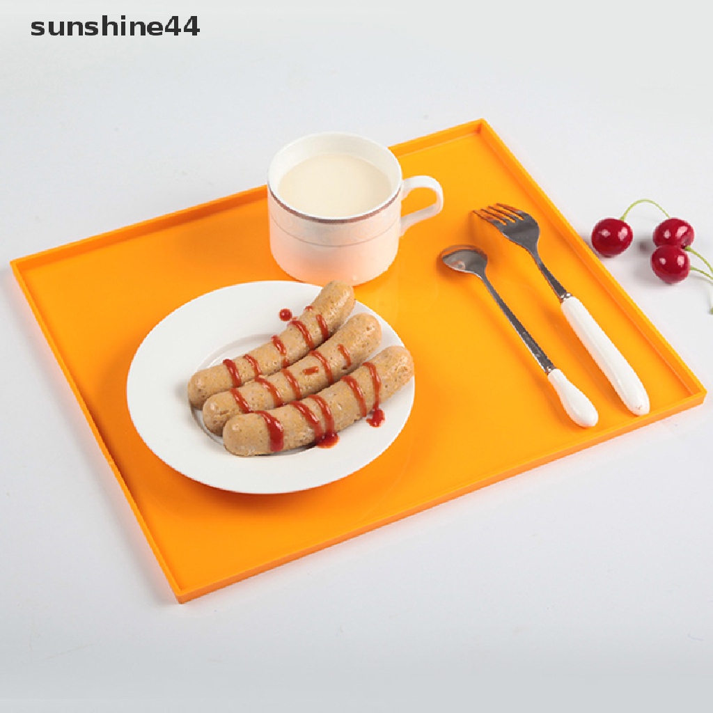 Sunshine 1Pc Alas Panggang Kue Swiss Roll Bahan Silikon Anti Lengket