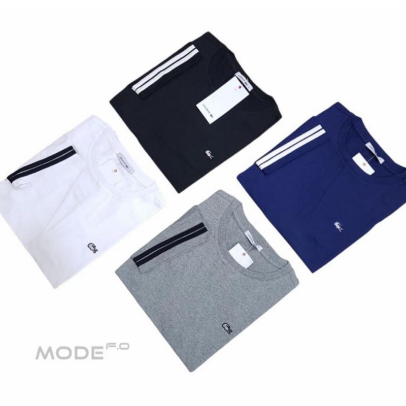 kaos proa lacoste bordir 2 garis