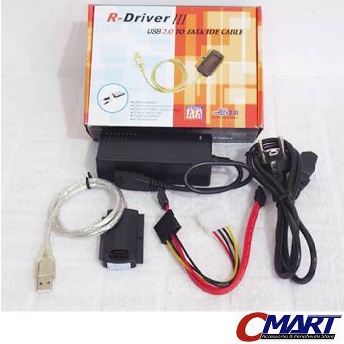 TERMURAH Konverter Kabel DATA USB 2.0 to SATA / eSATA / IDE Cable GRC-SATA-2352