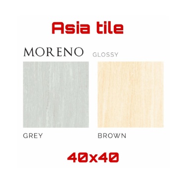 MORENO GLOSSY UK.40X40 DINDING LANTAI KERAMIK PLATINUM ASIA TILE