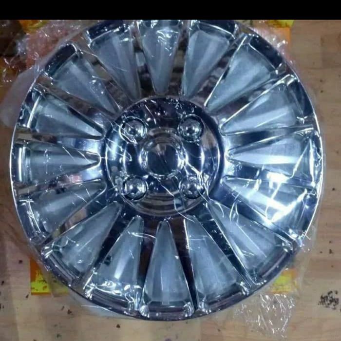 Dop Velg Ring 15 Chrome Mobil Universal