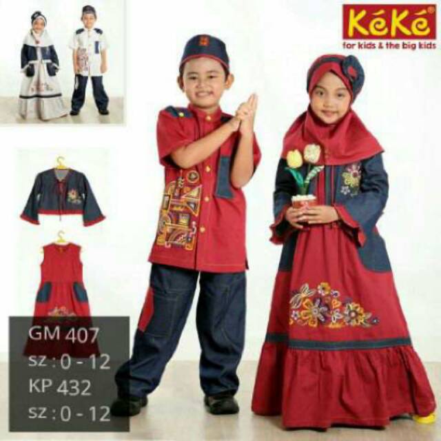 Busana muslim anak keke