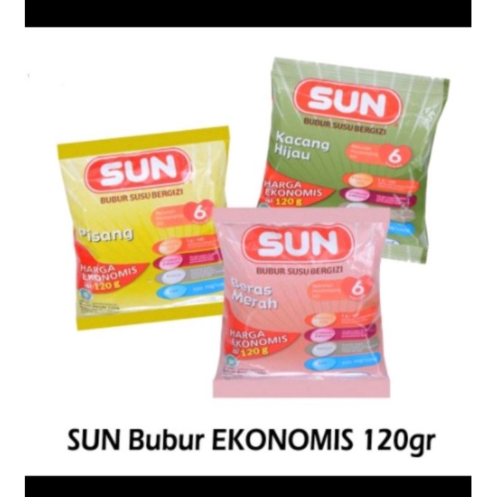 Sun bubur bayi 6 bulan keatas