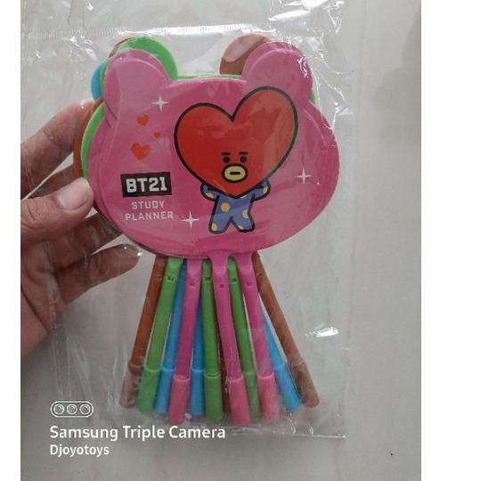 

Terbaik PULPEN BT21 ISI 12PCS/KIPAS .,