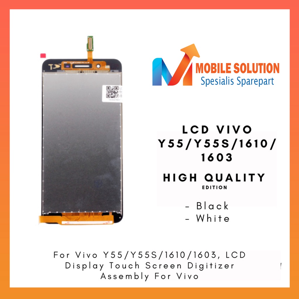 Grosir LCD Vivo Y55  LCD Vivo Y55S  LCD Vivo 1610  LCD Vivo 1603 ORIGINAL 100% Fullset Touchscreen Garansi 1 Bulan + Packing / Bubbel