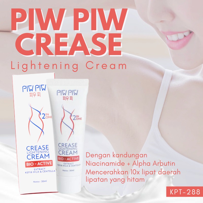 PIWPIW krim pemutih ketiak dan selangkangan Piw Piw Crease Lightening Cream Pemutih Pencerah Ketiak Selangkangan Lipatan Kulit Ampuh BPOM