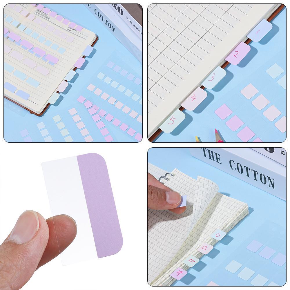 Nanas A5 /B5 Sticky Notes Perlengkapan Kantor Colorful Paster Sticker Label Writable Memo Pad Tag