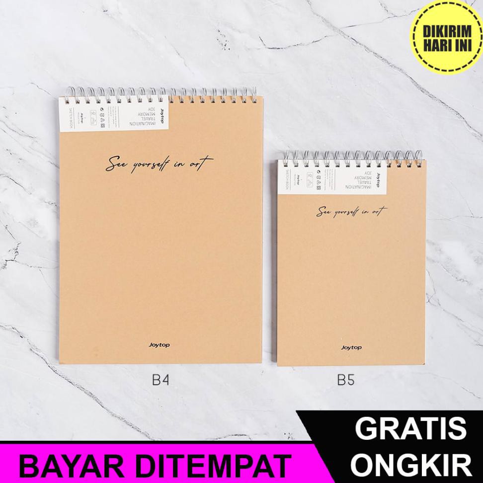 

New (BAYAR DITEMPAT) RD2909 SEE YOURSELF IN ART SPIRAL SKETCHBOOK B4
