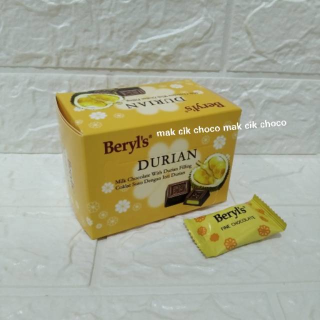 

Beryl's Durian Filling Milk Chocolate 60 Gram