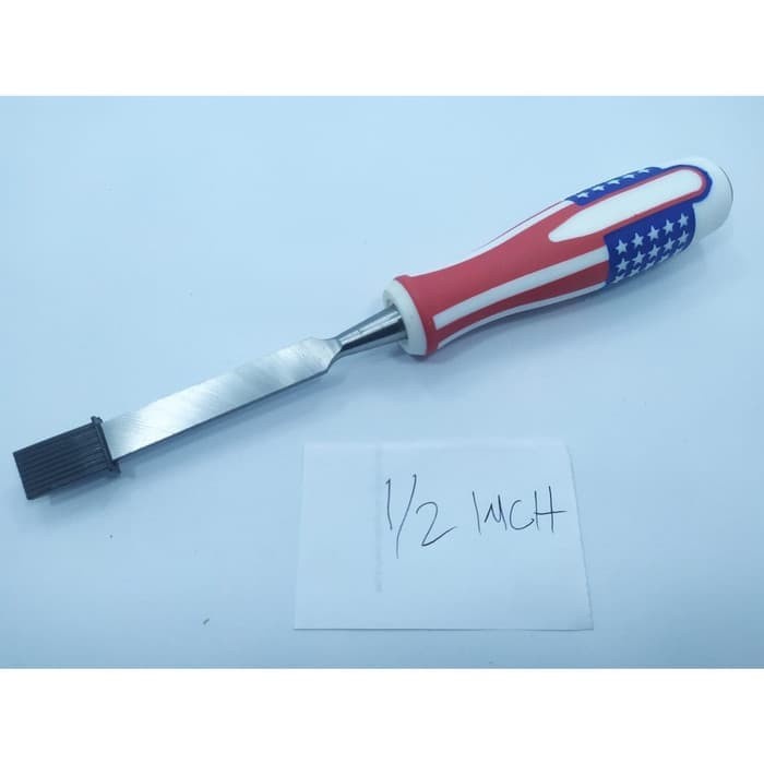

UKIR-ALAT- PAHAT KAYU WOOD CHISEL GAGANG FIBER MODEL USA 13MM TATAH KAYU 1/2 INCH -ALAT-UKIR.