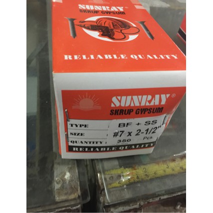 sekrup gypsum 2,5"