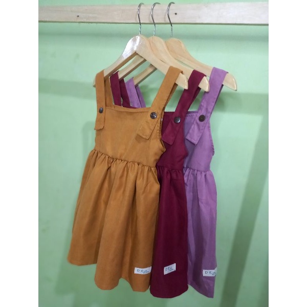 Baju anak over all Overall anak perempuan Overall bahan cordouray  overall anak