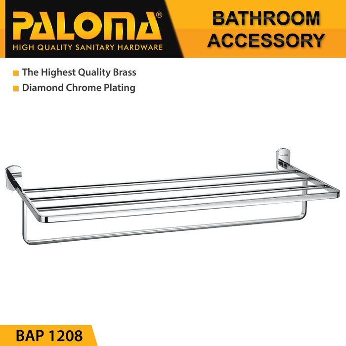 PALOMA BAP 1208 Rak Handuk Baju Gantungan Hanger Dinding Kamar Mandi