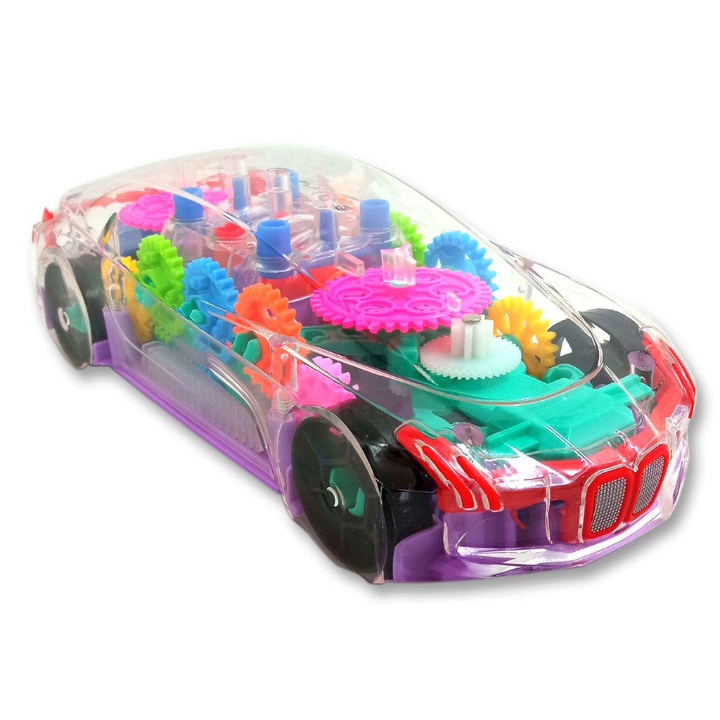 Concept Racing Car Mainan Anak Mobil Mobilan Transparan Lampu Musik