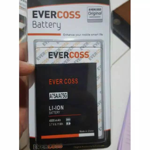 Baterai evercoss A75A