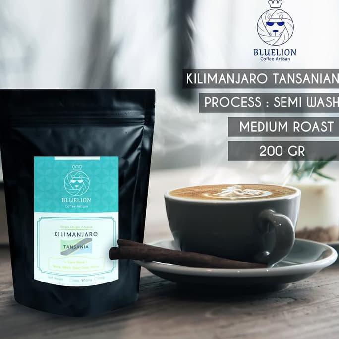

BLUELION - Tansania Kilimanjaro 200g (Kopi Single Origin Arabica) - BIJI