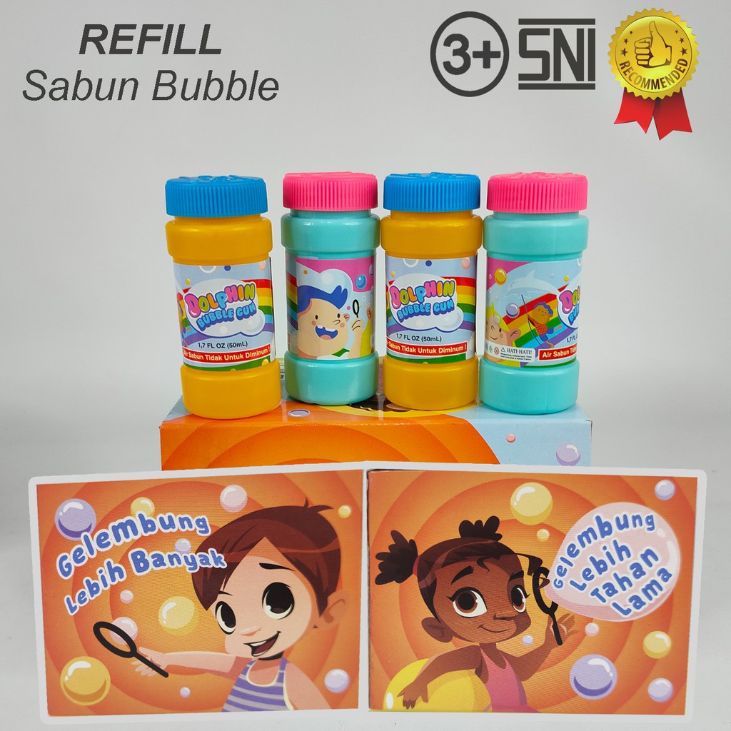 Sabun Refill Isi Ulang Bubble camera (Gelembung Banyak + Awet)