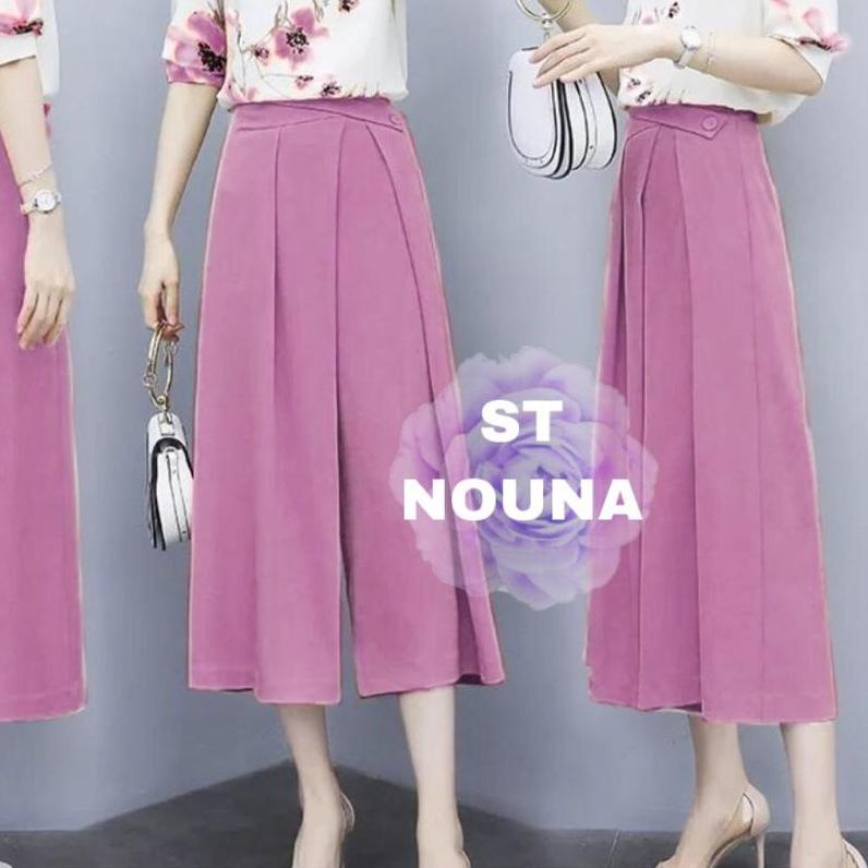 ✽ ST NOUNA BUNGA RD STELAN KULOT WANITA STELAN KEKINIAN STELAN SEHARI HARI STELAN WANITA MURAH ➺