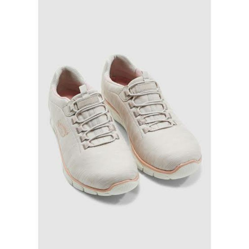 Sepatu Skechers Relaxed Fit Air-Cooled Memory Foam Empire See Ya Women 12808 Natural Pink
 