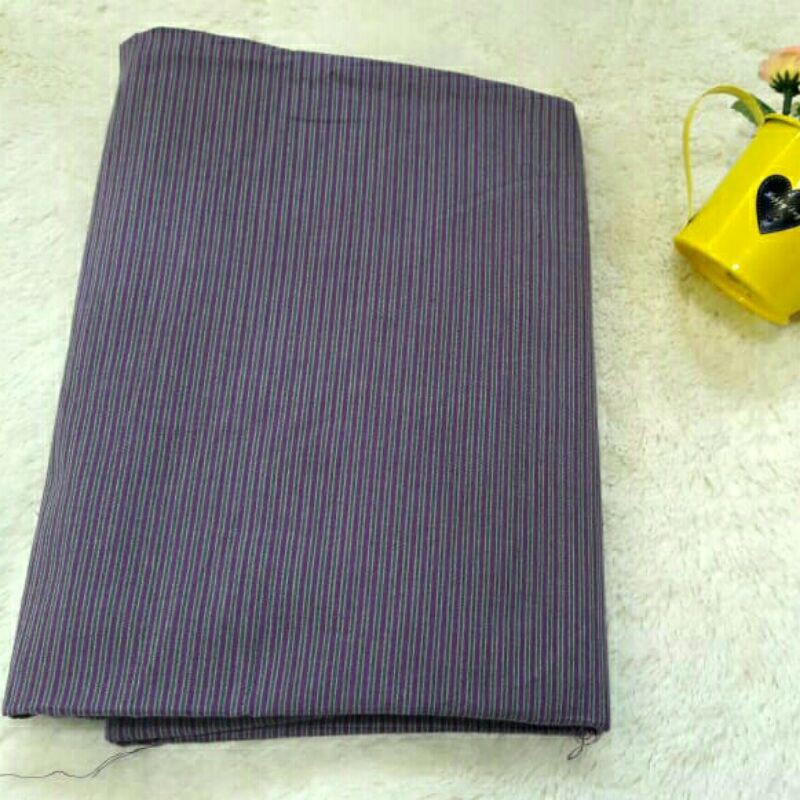 Kain Batik Lurik Tenun Warna ungu