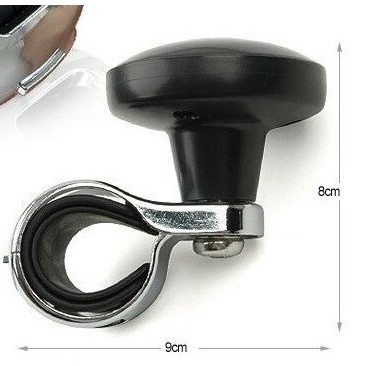 Steering Knob Power Handle Pegangan Bola Stang Stir BLACK LABEL