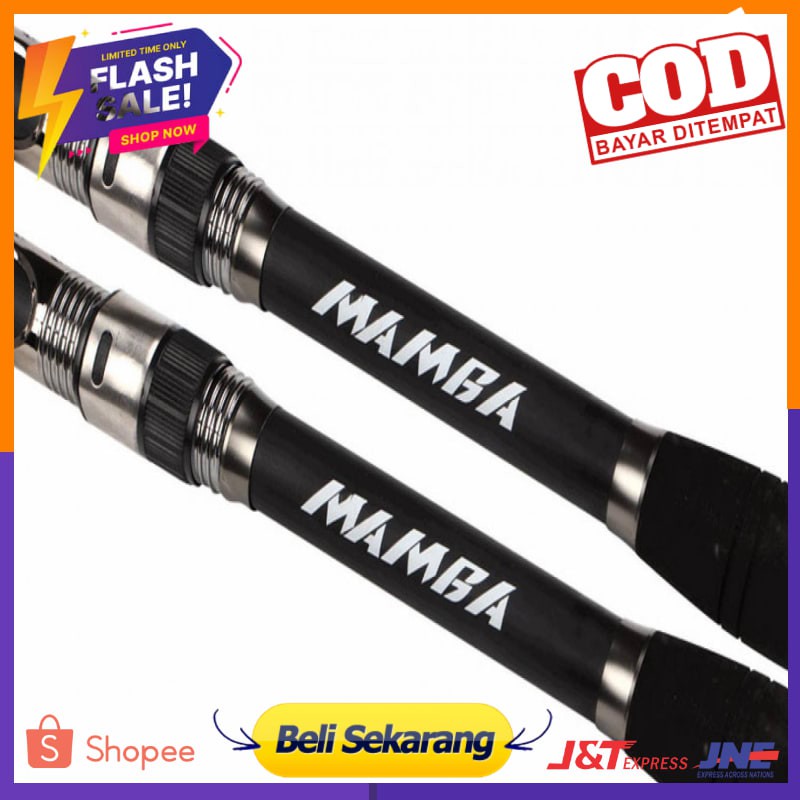 Mamba Joran Pancing Carbon Murah Antena Fiber Sea Fishing Rod Kuat