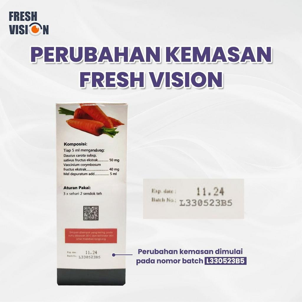 Paket Anti Minus 3 Botol Madu Fresh Vision || Fres Pres Fision Pision Multivitamin Ampuh Atasi Masalah Mata Cegah Mata Merah Kurangi Minus Pencegah Katarak Tajamkan Penglihatan Nutrisi Mata Isi 200ml