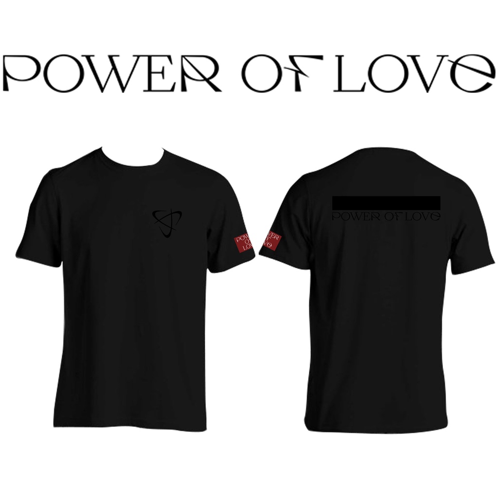 Kaos Seventeen Power Of Love DTF Print Sablon Depan Belakang